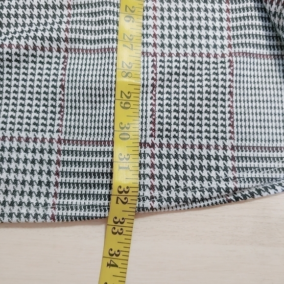 NWT BRIT & BRI gray houndstooth cropped sleeve a-line girls dress - Picture 9 of 10